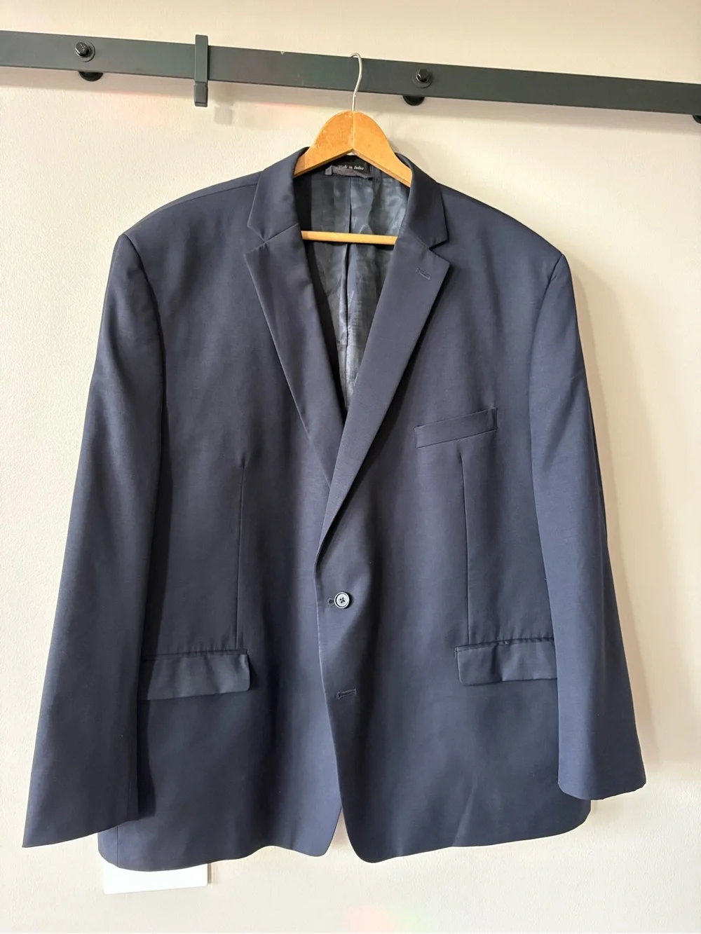 Lauren Ralph Lauren Blazer Mens 54R Navy 2-Button Wool Sport Coat Single Vent